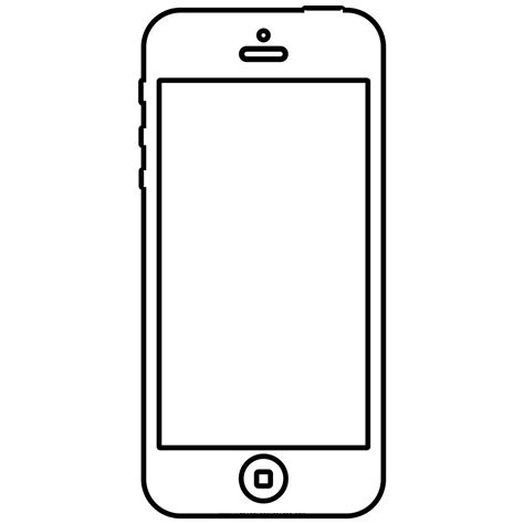 Iphone 5 Desenho Para Colorir Ultra Coloring Pages