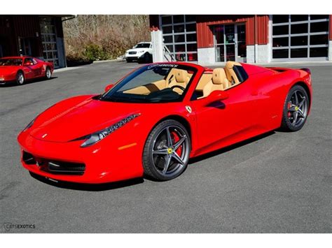 The maximum expression of made in italy craftsmanship & creativity. 2014 Ferrari 458 for sale in Seattle, WA / classiccarsbay.com