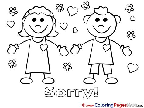 If there is a picture that violates the rules or you want to give criticism and suggestions about i m sorry coloring page please contact us on contact us page. Sorry Coloring Pages Coloring Coloring Pages