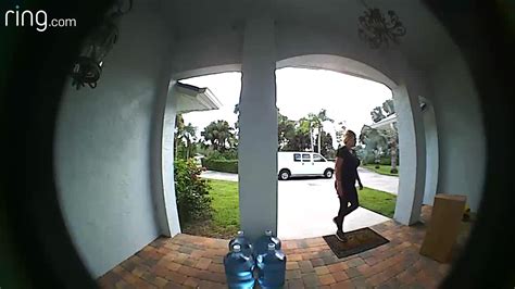Porch Pirate Caught On Camera In Naples