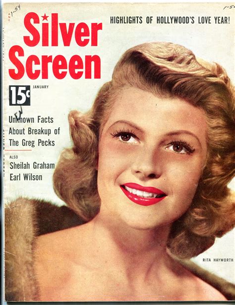 Silver Screen Magazine January 1954 Rita Hayworth Jane Russell 1954