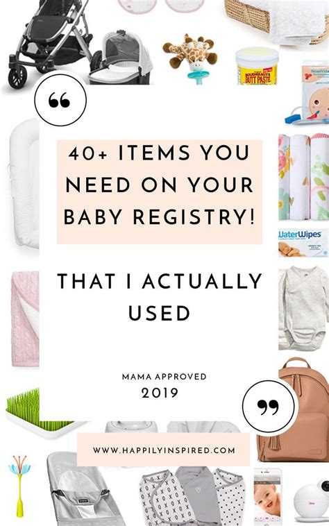 Baby Must Haves Baby Registry List Baby Registry Essentials Baby