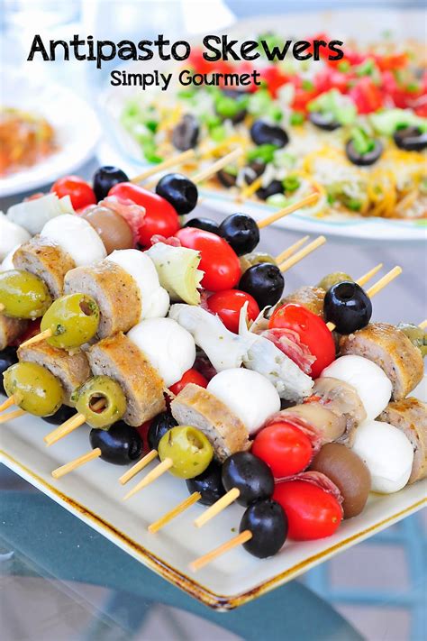 Thank you for seeing our blog. Simply Gourmet: Antipasto Skewers #SundaySupper