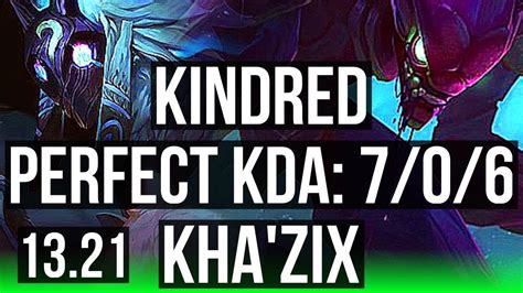 KINDRED Vs KHA JNG 7 0 6 600 Games 1 0M Mastery Godlike EUW