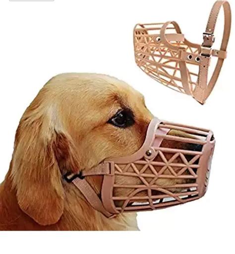 Adjustable Muzzle Cum Mouth Coverbasket Cage Collar The Dog Land