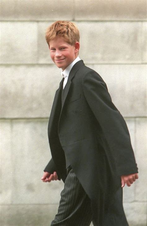 Signs at kensington palace exhibit said diana's dresses were lent by her sons. Prince Harry Through the Years - 47 Photos of Prince Harry ...