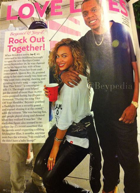 User Blogbeyonceeditorbeyoncé And Jay Z Inside Of Us Weekly Magazine