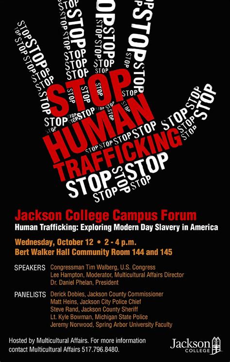 Jackson College Hosts Human Trafficking Forum Jtv Jackson