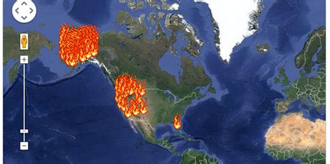 Watch The Us Burn In Frightening New Wildfire Map The Huffington Post