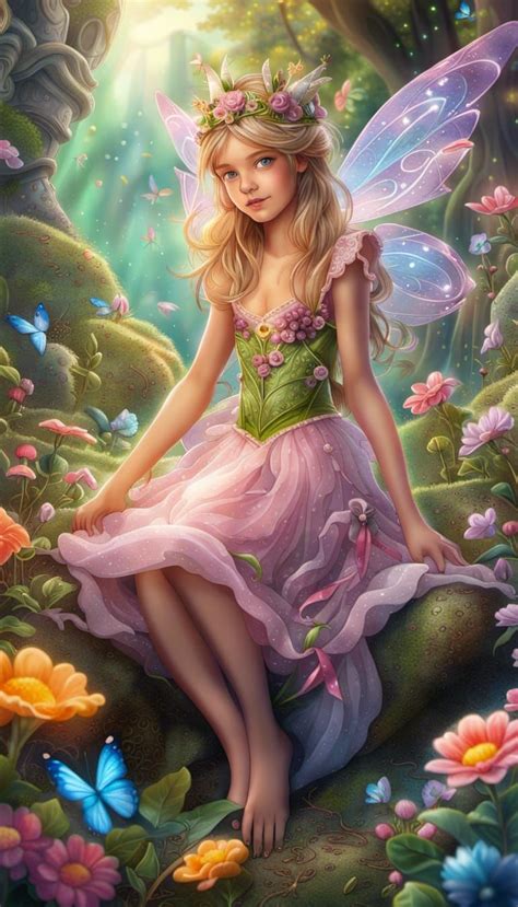 the beautiful fairy princess in dreamland photorealistic intricately detailed hdr detailed