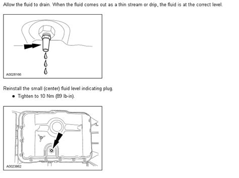 However as soon as i turn the truck off and check the fluid level it registers fine on the dipstick. How to change transmission fluid on 2004 Ford Explorer 4X4 ...