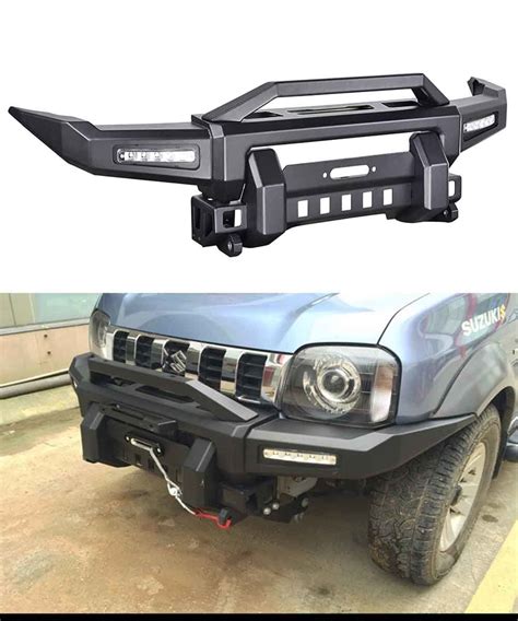 China Suzuki Jimny Steel Front Bumper With Winch Plate Front Steel