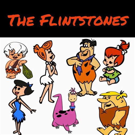 The Flintstones Fred Flintstone Wilma Flintstone Betty Rubble Barney Rubble Pebbles Bam Bam