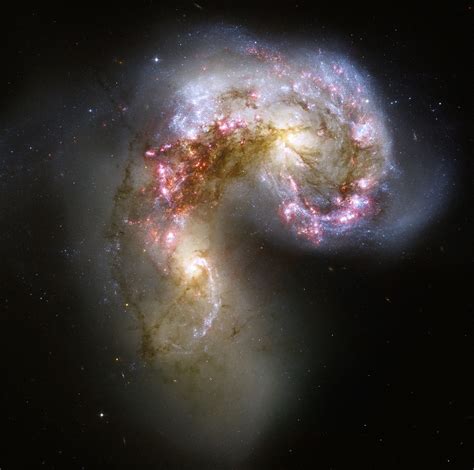 Antennae Galaxiesgalaxyspaceconstellation Rabengc 4038 Free Image