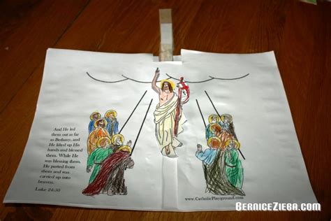 The Ascension Of The Lord Activity Sheets Bernice Zieba