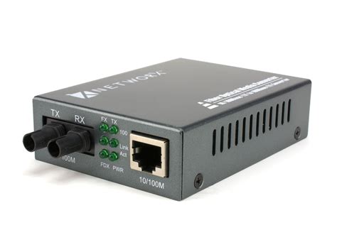 Fast Ethernet Fiber Media Converter Utp To 100base Fx St Multimode