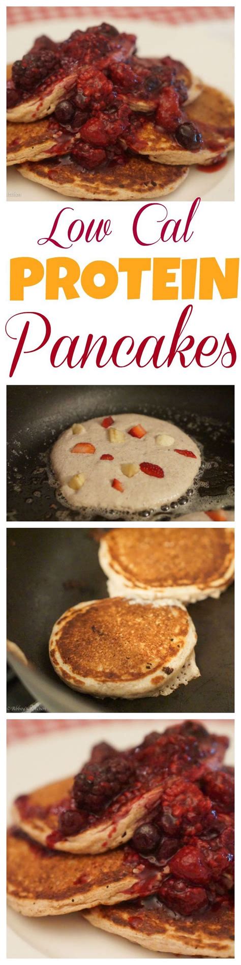 What do you normally eat for breakfast? Super healthy low calorie high fibre protein pancakes made ...