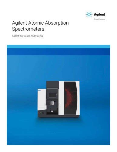 Agilent Series Atomic Absorption Spectrometers Agilent