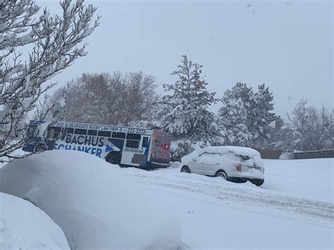 Colorado Snowstorm Live Updates Treacherous Travel Continues Monday
