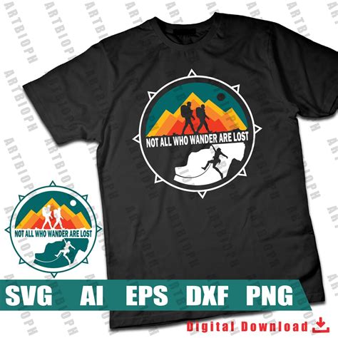 Not All Who Wander Are Lost Svg Adventure Svg Camping Svg Travel Svg
