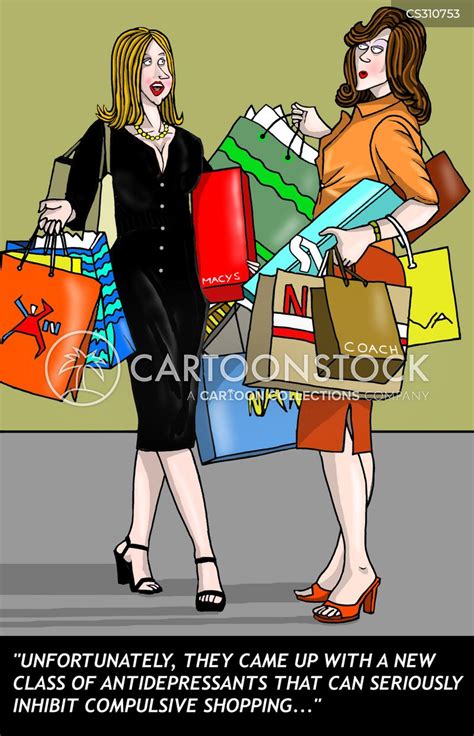 Compulsive Shopping Cartoons And Comics Funny Pictures From Cartoonstock