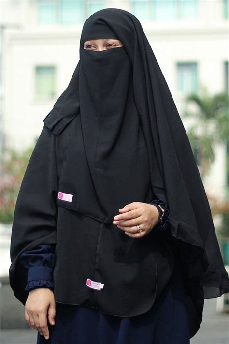 Cadar Yaman Rampel Model 3 Hitam Aniqab Cadar Niqab Syari Fesya