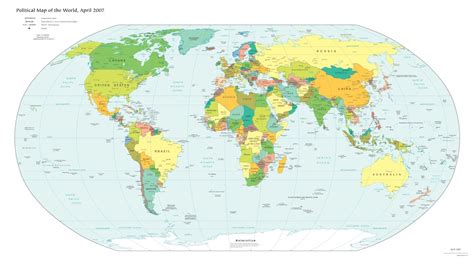 Free High Resolution Map Of The Political World