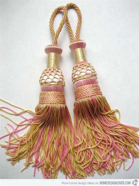 Accessorize Curtains With 15 Rope And Tassel Tiebacks Home Design Lover Tassels Tassel