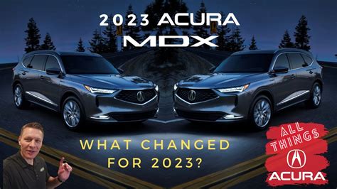 What Changed On The 2023 Acura Mdx Youtube
