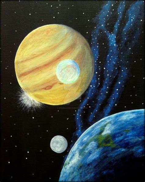 40 Fantastic Celestial Painting Ideas To Try Malarstwo