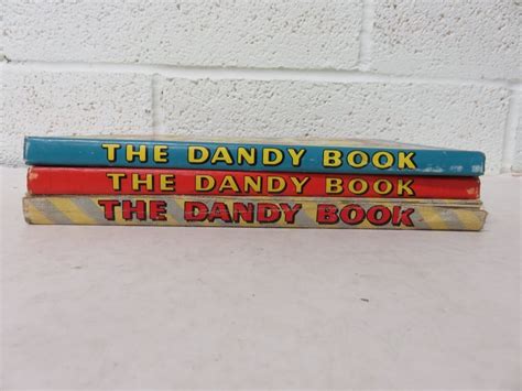Three Dandy Book Annuals For The Years 1956 1959 And 1960