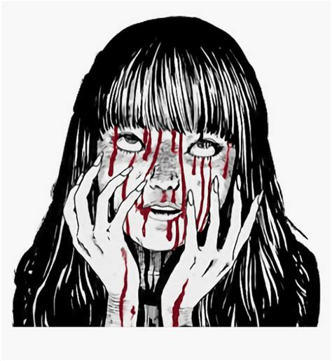 Creepy Horror Scary Remixit Grunge Aesthetic Junji Ito Snow
