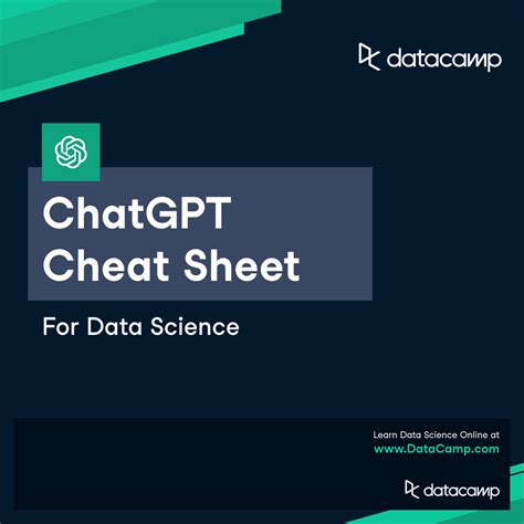 Chatgpt Cheat Sheet For Data Science Datacamp