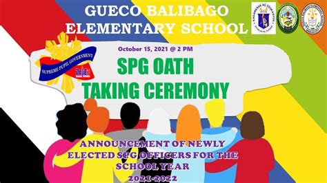 Spg Oath Taking Gueco Balibago Elementary School Youtube