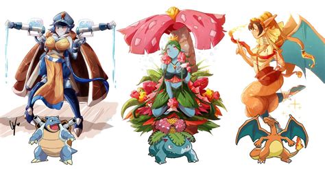 Talented Artist Reimagines Pok Mon As Human Like Characters