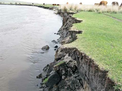 Riverbank Erosion On The Kharaa Download Scientific Diagram