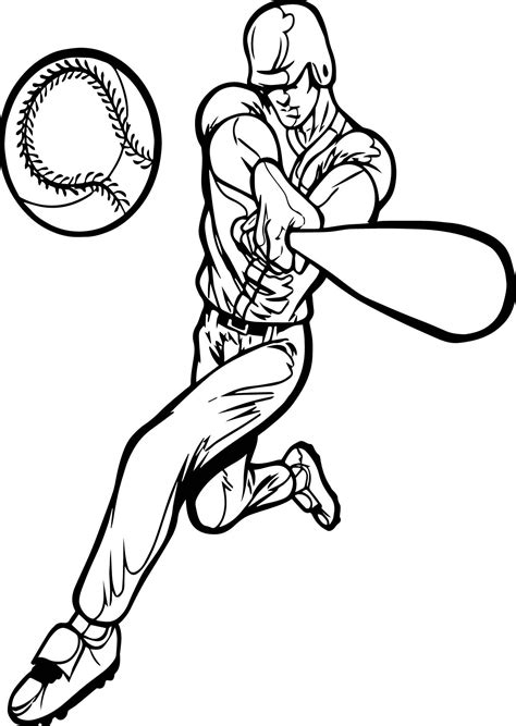 Colors of the world coloring book, 48 pages. nice Perfect Playing Baseball Man Coloring Page | Sports ...