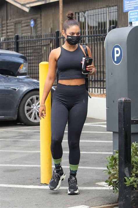 Vanessa Hudgens In Tights Arrivres At A Gym In Hollywood 08172020