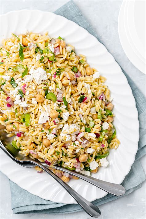 Minted Orzo Salad With Chickpeas And Feta