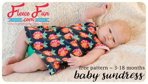 Baby Sundress Tutorial Free Pattern Easy To Sew Baby Sewing