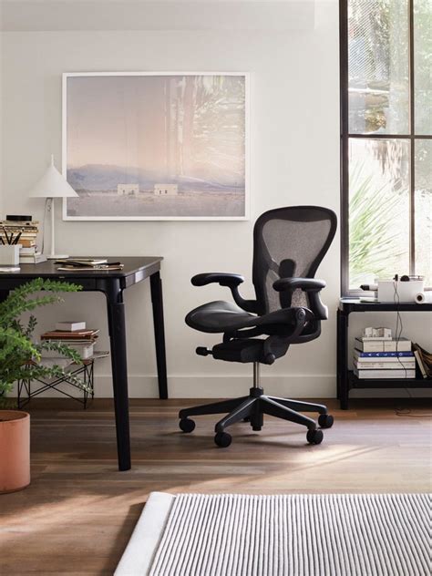 New Aeron Chair Graphite In Size B Authorized Dealer For Herman
