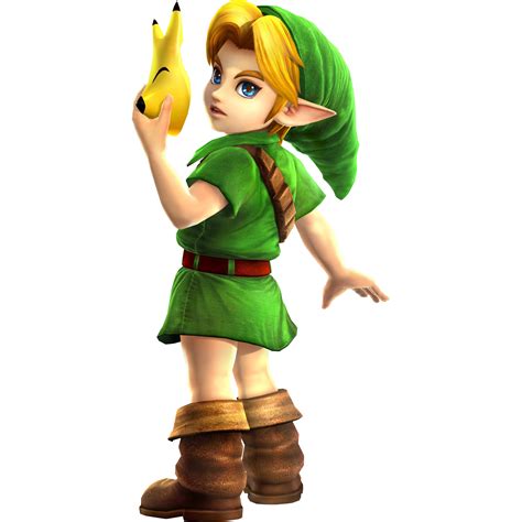 Young Link The Legend Of Zelda Majoras Mask 3d Minecraft Skin