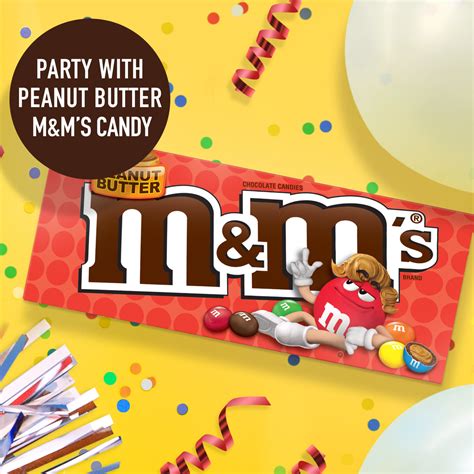 Mandms Peanut Butter Chocolate Candies Theater Box 3 Oz