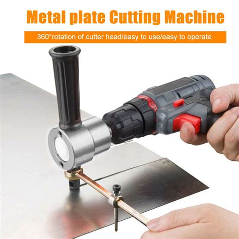 Double Head Nibble Metal Cutting Sheet Nibbler Saw Cutter Tool Drill