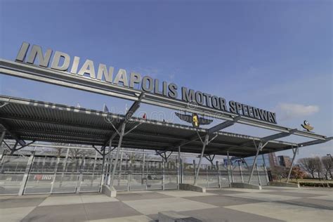 Indianapolis Motor Speedway Gate One Entrance Hosting The Indy 500 And