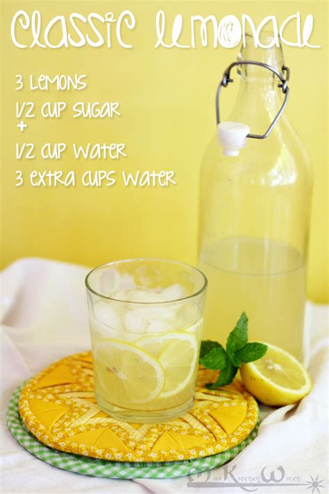 Simple Yet Classic Lemonade The Miss Kitchen Witch Recipe Blog