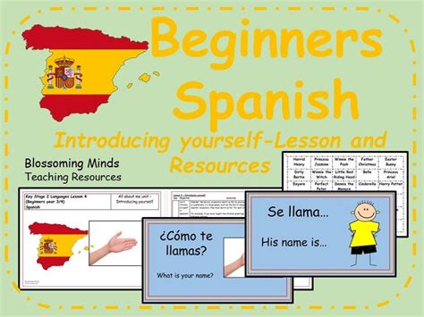 Leave it to the removal men. Spanish lesson and resources : Introducing yourself / Saying your name | Teaching Resources ...