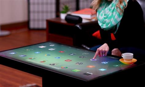 Ideum Duet Multitouch Coffee Table Runs Both Android And Windows Os