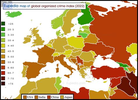 Crime Maps Of Europe Europe Guide Eupedia