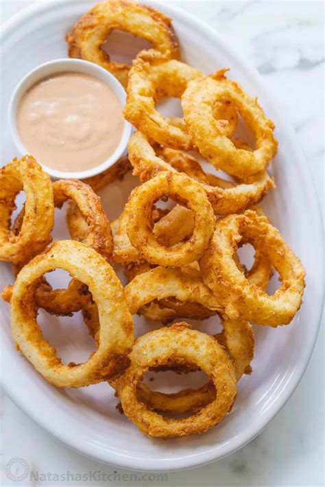 Crispy Onion Rings With Dipping Sauce Video